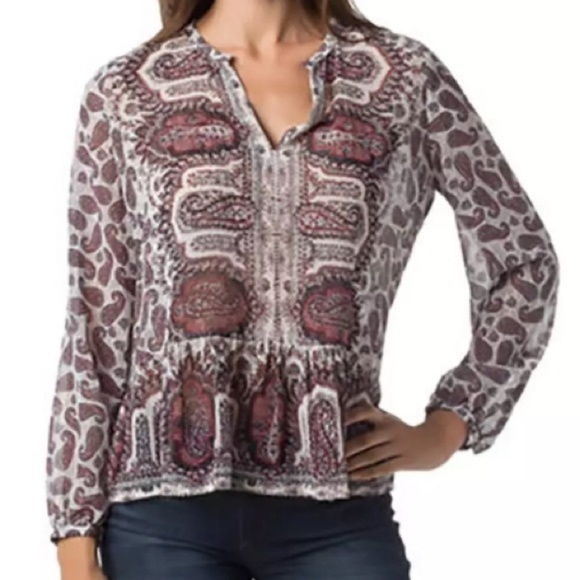 SCOTCH & SODA Maison Scotch Wanderlust Boho Blouse - Picture 2 of 7